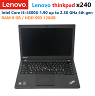 โน๊ตบุ๊ค Lenovo ThinkPad X240 Core i5 GEN 4 - RAM 8GB SSD 120 GB มีกล้องในตัว สเปคแรง สภาพดี!! ลงโปรแกรมพร้อมใช้งาน