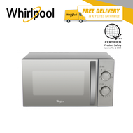 Whirlpool 20 Liter Mechanical Microwave Oven MWX201 MS (Silver)