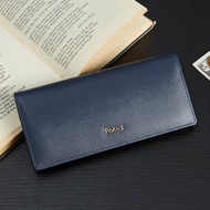 【真皮長夾】RFID防盜皮夾 / 多功能翻蓋扣式長夾 / 長夾錢包