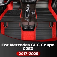 RHD For Mercedes Benz GLC Coupe C253 2017-2025 Custom Car Floor Mat Automobile Carpet Cover Interior