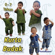 PRE ODER KURTA BUDAK LELAKI BATIK VIRAL BAJU KANAK KANAK