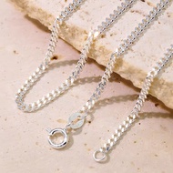 Cuban Chain SILVER NECKLACE FOR MEN ORIGINAL 925 FOR MEN KUWINTAS PANG LALAKI AT BABABE Ongpin Mnl 1