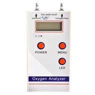 Oxygen Analyzer Professional Portable O2 Oxygen Concentration Meter Detector Flow Pressure detection