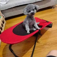 Pet Rocking Chair Dog Cat Rocking Chair Adjustable TikTok Same Pet Bed Foldable Jarre Aero Bull Teddy