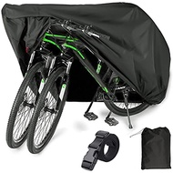 EUGO Bike Cover for 2 or 3 Bikes Outdoor Waterproof Bicycle Motorcycle Covers XL XXL Oxford Fabric R