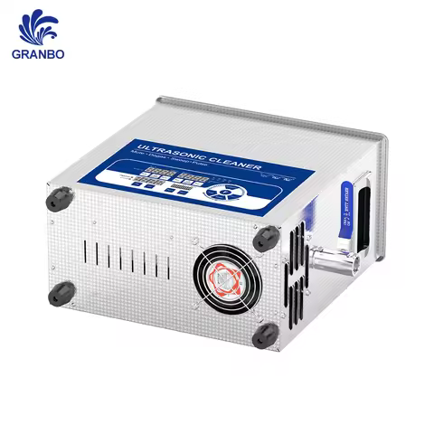 Granbo 6.5 Liter Ultrasonic Cleaning Machine 150W Multi-Frequency for Clinics, University Labs, and 
