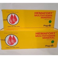 Hemafort Per Strip - Anemia Medicine - Iron Supplement for Woman - ALF06