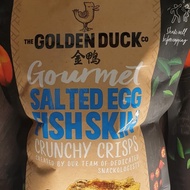 Golden Duck Signature Salted Egg Yolk Fish Skin Crisps.!