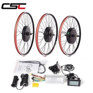 electric bicycle Conversion Kit 48V 1000W Wheel hub Front rear Motor bike Kit for 20 24 26 27.5 28 2