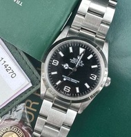 Rolex Explorer I 36MM Black Dial 114270 D Serial box & papers