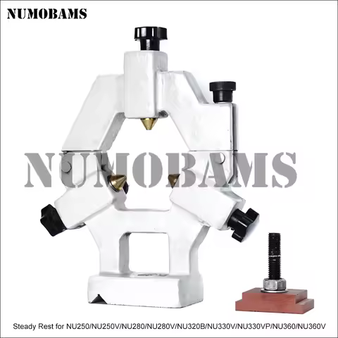 NUMOBAMS steady rest/ center rest for NU250V/ NU260E/NU280V/NU330 plus/NU320B/NU360Vseries Lathe Mac