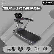 VOSPRO Treadmill Elektrik V2 4 HP Type 6750EA Commercial Alat Olahraga Fitness
