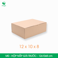 M0 - 12x10x8 cm - 50 thùng hộp carton nắp gài trước - Hộp gói hàng hộp quà | Magix Packaging