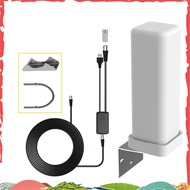 4K Digital TV Antenna 35dBi Outdoor Free HDTV Channel 6000 Miles Long Range Signal Amplifier for ATS