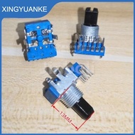 1PCS Computer Audio Volume Control Adjustment Potentiometer 6Pins B10K B50K B103 B503 Reverse Bent F