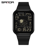 SANDA Brand Men's Fashion Sports Watch Waterproof Men Multifunction Digital Watch Clock