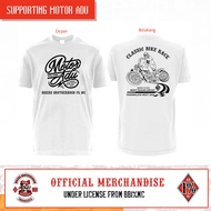 kaos motor adu bikers brotherhood 1% mc official merchandise bb1%mc - putih xl