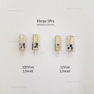 LED 1.5W 220v 12v G4 halogen Lamp Hanging Bulb