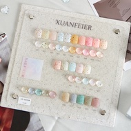 20 Colors Snowflake Milk Cap Nail Polish Glue Set Macaron Color Nail Polish Glue Manicure Set Series