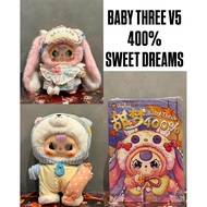 MATA ] BABYTHREE BB3 400% V5 SWEET DREAMS BABY THREE BUNNY TEARS SELECTED BLIND BOX 100%Original