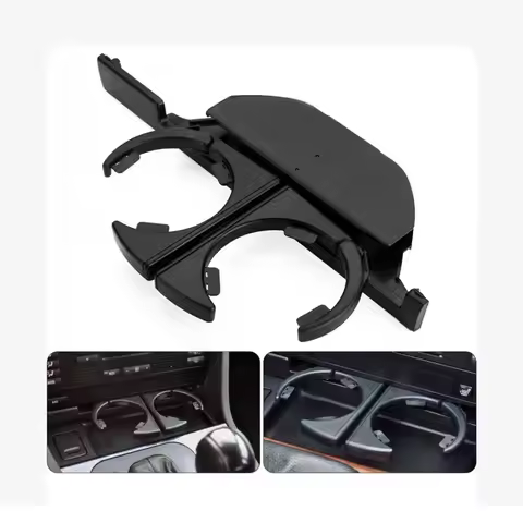 For E39 Car Dash Mounted Console Cup Holder Front Right/Left Retractable Drinks Holder for BMW E39 A