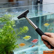 Fish tank long-handled telescopic cleaning tool, algae removal knife, fish tank scraper, algae scrap