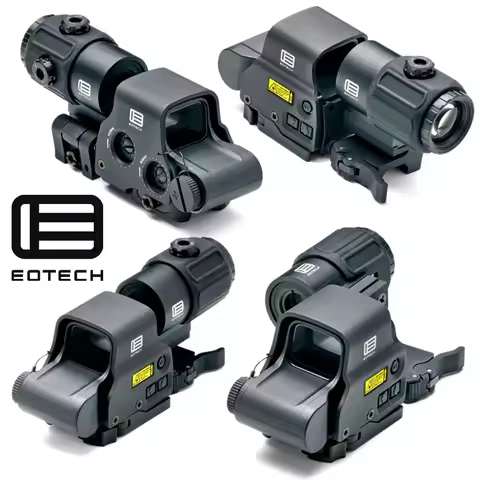 EOTECH 558 G33 G43 Magnifier Holographic Sight Scope Folding Side Flip G45 5X Magnifiers For 558 Tac