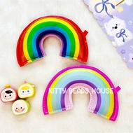 GANTUNGAN RAINBOW BAG CHARM HANGER L 6.5CM X W 11CM SYNTHETIC LEATHER