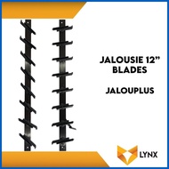 ∜ ▐ ∧ Jalousie Jalouplus 12 Blades for Louver Window 1 Pair