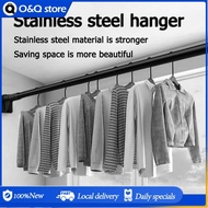 【SG STOCK】New Adjustable Clothes Rack Shower Curtain Rod Extendable Rod Clothes Rail Punch-free Telescopic Rod