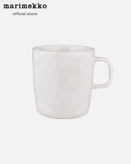 MARIMEKKO UNIKKO MUG 4 DL แก้วน้ำลายดอกไม้ ขนาด 4DL สีขาว