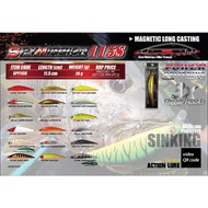 SENSES SPY MISSION 115S SINKING MINNOW LURE