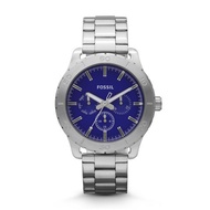 Fossil Kipton Men's Silver Stainless Steel Strap Watch