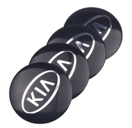 Set 4 Decal Miếng Dán Trang Trí Trục Bánh Xe 56mm Logo Kia Cho KIA Cerato Sportage K2 K3 K5 xe hơi ô