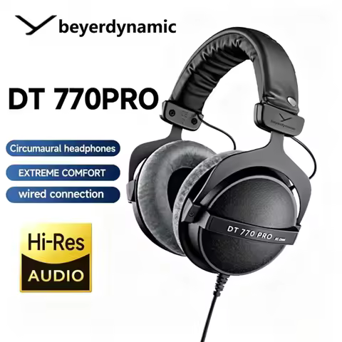 Beyerdynamic DT 770 PRO Closed Back Studio Headphones Monitor HiFi Deep Bass Earphone for Recording 