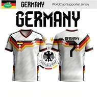 Free Custom Name Number Havertz #7 Muller #13 Germany 4-Star Jersey 2026 World Cup On Hand COD Short