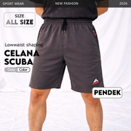 Amused - Men's Grey Running Training Slimfit Shorts - Scuba Stretch Gym Sports