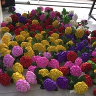 Combo of 30 paper flowers with leaves and branches