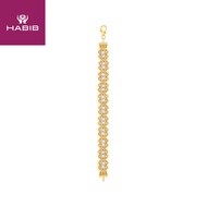 HABIB Oro Italia 916 Yellow and White Gold Bracelet GW42170123(YW)-BI