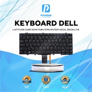 Dell Latitude 7280 7390 E7390 Enter Small Backlite Keyboard