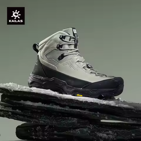 KAILAS New Arrivals N53-2 FLT Men's Ice Grip Anti-Slip Hiking Shoes Outdoor Waterproof Sport Sneaker