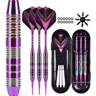 3 pieces Steel Tip Dart Pin 24 grams Professional Brass Darts with Plastic dart case