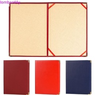 LOMBARD A4 Agreement Folder, PU Leather No Inserts Certificate Diploma Cover, Professional Protectiv