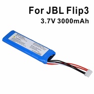 NEW Speaker GSP872693 3000mAh Battery for JBL Flip 3 Flip3 GRAY Bluetooth Speaker Replacement Batter