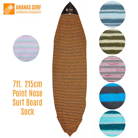 Ananas Surf 7'0" 213 cm Surfboard Sock 7 ft. Short Hibryd Board Point Nose Soft Cover Bag Protective