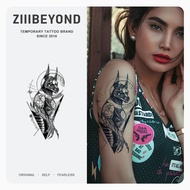 Anubis Herbal Floral Tattoo Sticker For Arms, Semi-permanent, Waterproof, Long-lasting, Fruit Juice 