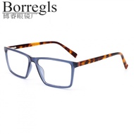 High Quality Ultra-Light Thin Frame Men's Glasses Rectangular Design Women's Acetate Fiber Glasses S