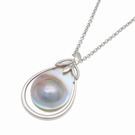 近全新 TASAKI Mabe 珍珠吊墜項鍊，珍珠/925銀，珠寶配件，1226 [二手] TASAKI