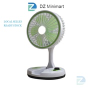 Wireless Rotatable Table Fan Rechargeable Desk Mini Fan Laptop Cooler Cooling Portable USB Fan for Office Home Dorm