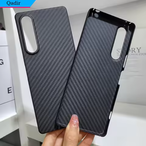 QADIR carbon fiber phone Case For Sony XPeria 1V case Aramid Fiber Armor material Sony XPeria 1 V Me